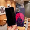 Чехол для телефона Samurai Mask для iPhone 14 13 12 11 Pro Max X XR XS 8 7 Plus, цветной чехол для телефона из жидкого стекла