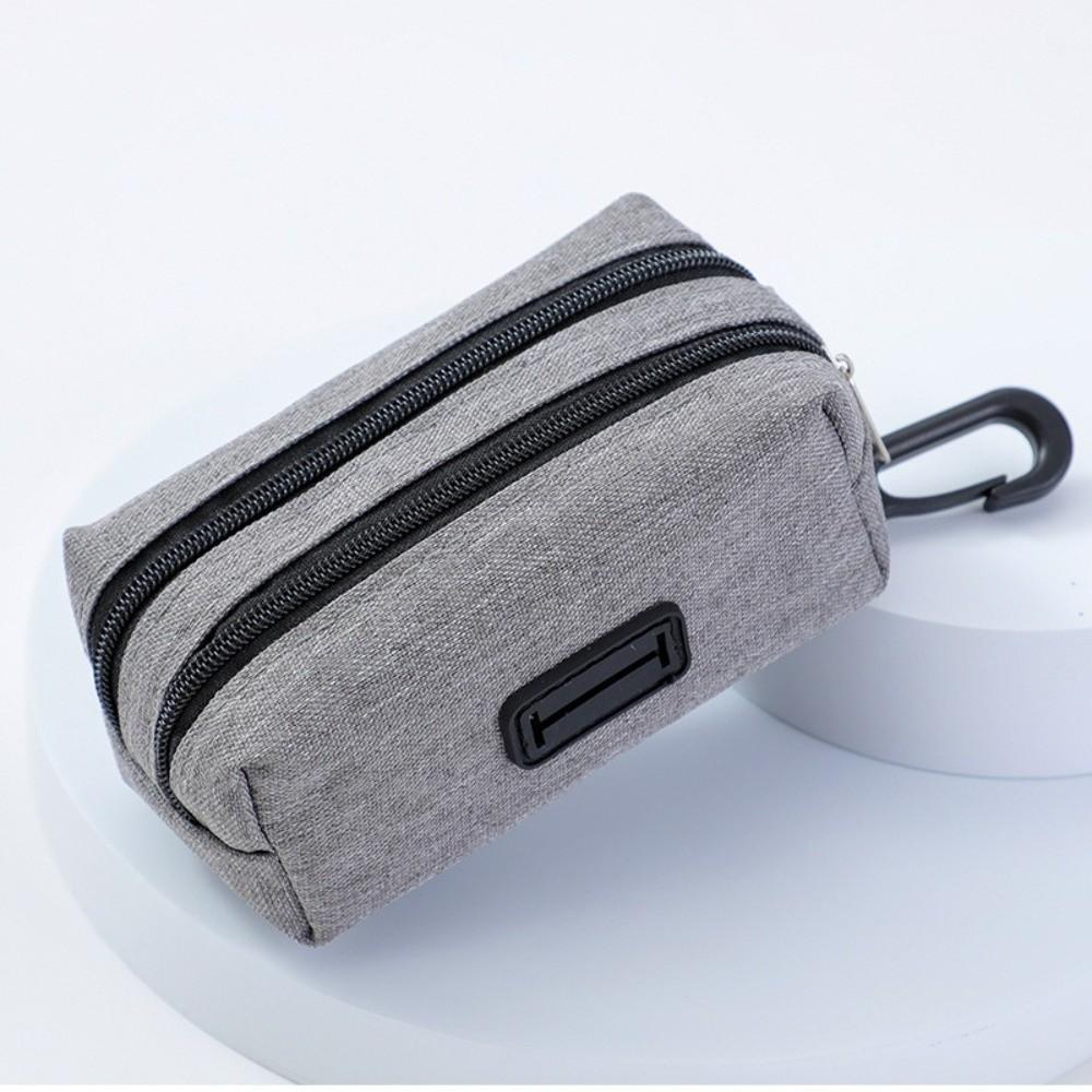 Double Zipper Pet Waste Bag Dispenser Cleaning Tools Pet Treat Bags Pet Waste Bags Carrier Outdoor
