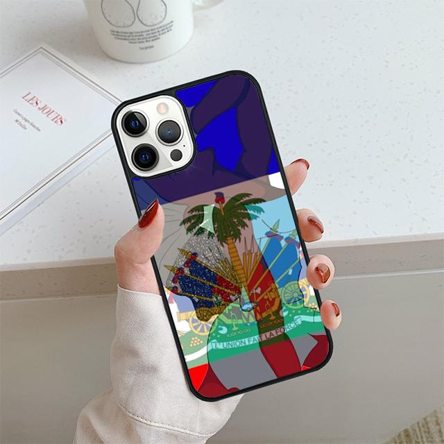 Гаити Гаитянский Флаг Чехол для Телефона Для iPhone 17 Air 14 15 16 13 12 Чехол Для Apple 14 15 16 Pro Max Plus Coque