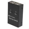 USB 2.0 Селектор-переключатель для общего доступа KVM 2-портовый ХАБ Для ПК Принтера Черный