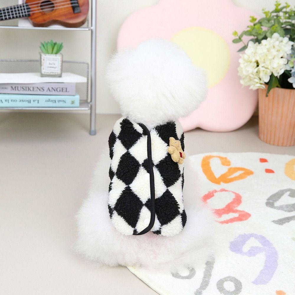 Small Cats Autumn Winter Dog Coat Dog Vest Pet Clothes Warm Sweater Puppy Clothing