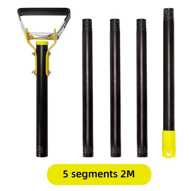 Инструмент для прополки сада Allsome 1,2/1,6/2/2,4 м из нержавеющей стали, острая петлевая мотыга-стремя с треугольной головкой и длинной ручкой, инструмент для мотыги