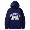 New York Brooklyn 1631 Printed Hoodie Classic Long Sleeve Jacket Daily Casual Autumn/Winter Sweatshirt Street Warmth Sweatshirt