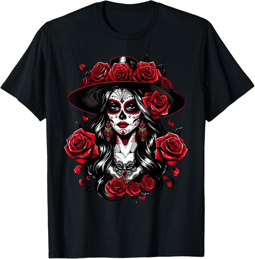 La Catrina Women Dia de Los Muertos Latina Cinco De Mayo T-Shirt Unisex T-Shirt