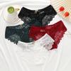 Lace Women's Triangle Sexy Knickers Mid Waist Lingerie Women's Underwear Large Size Panties