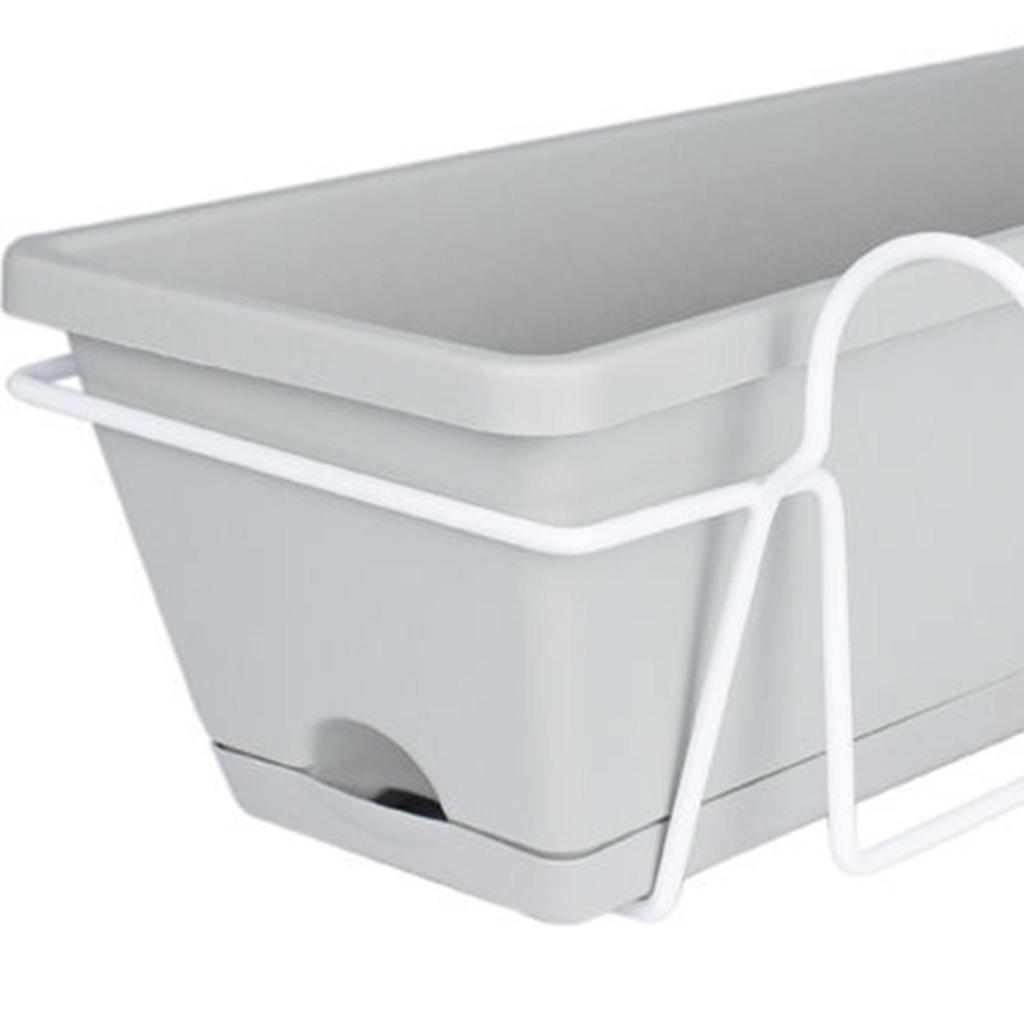 Window Box Planter Outdoor Wall Planter Railing Planter Pot Hanging Balcony Planter for Patio