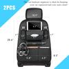 2 PCS Car Seat Back Organizer, Premium Leather Seat Back Protector with Storage Pockets, Waterproof Hanging Vehicle Storage, Universal Car Organizer