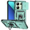 For Xiaomi Redmi Note 13 Pro 4G Case Magnet Holder Ring Stand Armor Funda for Redmi Note13 Pro 13Pro 4G Slide Lens Protect Cover
