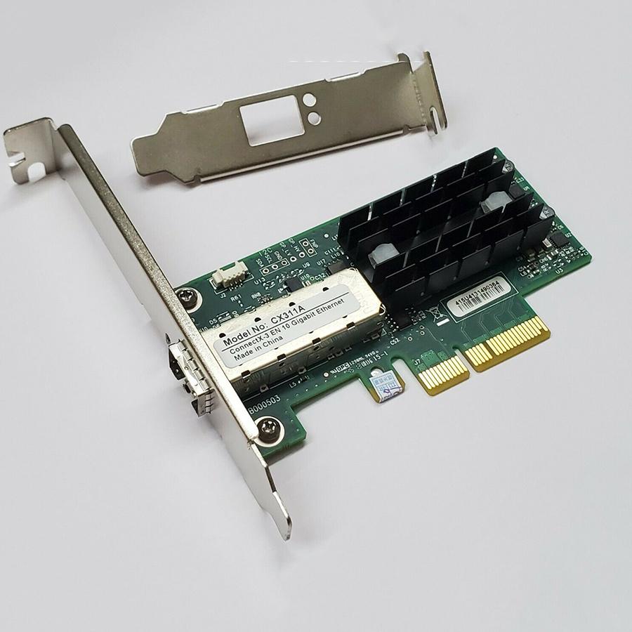 Used Network Card For MCX311A-XCAT CX311A ConnectX3 EN 10G Ethernet 1/10GbE SFP+