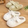 Cotton Slippers Winter Indoor Home Couple 2025 New Cute Wool Plush Soft Bottom Outer Wear Cotton Mop