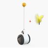 Tumbler Swing Cat Toy Smart Interactive Balance Car Chasing Toy Self Rotating Ball Pets Playing Animals Kitten Accessories