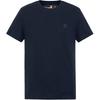 Outdoor Breathable Slim Fit Embroidered Logo Short Sleeve T-Shirt Men Tops Dark-Blue-Sapphire A2EKJ-Z02