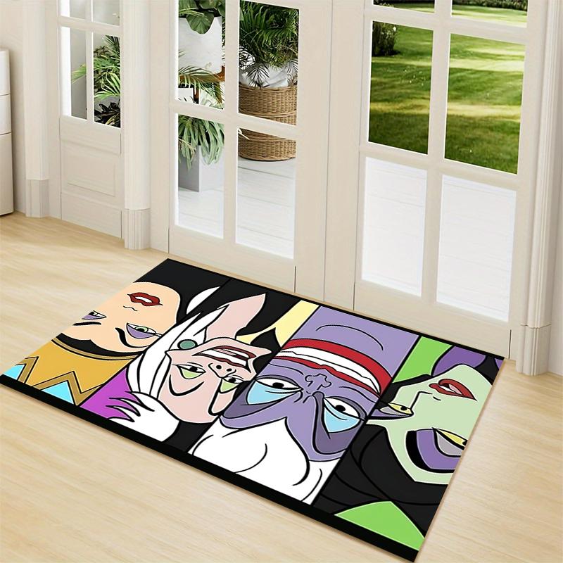 Villains Pop Art Style Carpet Rug Soft Washable Antislip Home Living Room Sofa Mats Personalized Christmas Rug
