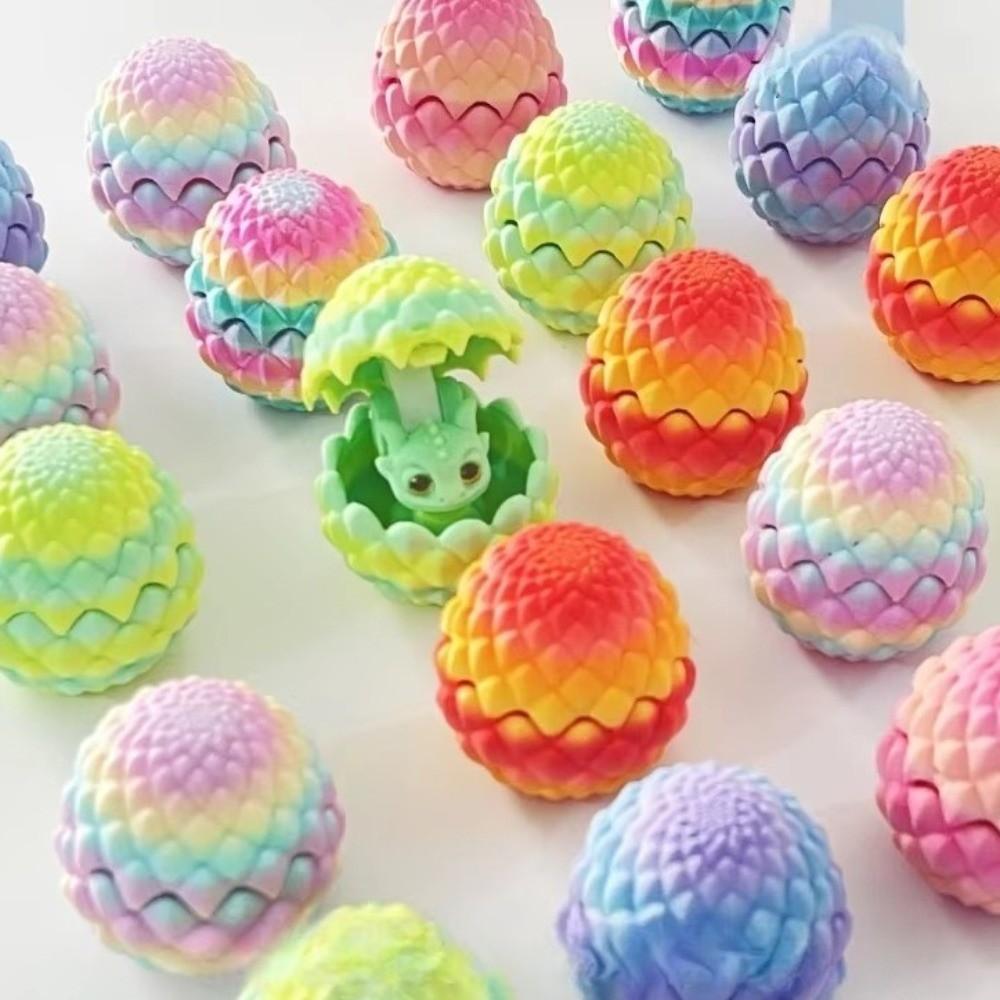 Милая Фигурка Дракона Мини-симуляция Модель Животного Многоцветное Украшение-Дракон Подарки на День Рождения