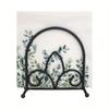 Simple and Stylish Iron Paper Towel Rack In Black for Cross-border Cafe and Hotel Table Storage Nordic Hand-drawn Tissue Rack