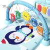 Baby Gym Play Mat And Piano Gym with Tummy Time Mat Interactive Musical Toys Creative Activity Center for Infants Toddlers Sensory Development Motor