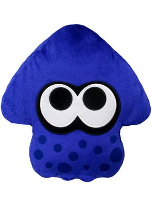 Мягкая игрушка Splatoon2 Cushion Squid, высота 35 см (Ярко-голубой)