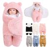 HEARTST Детский Детский Детский Пеленка Пушистый Детский Спящий Новорожденный Плюшевый Слип для Сна и Приемные Меры Против Ночи Нежный на Машине Холодный Идущий