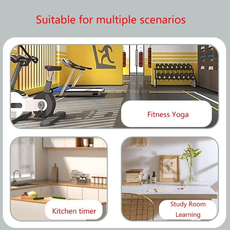 Digital Kitchen Timer Magnetic Countdown Countup Timer with Large LCD Display Easy for Cooking and Studying