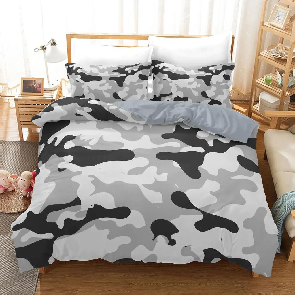 Camo Camouflage Concept Concealment Comfortable Duvet Cover Pillowcase Bedding Set Children Bedroom Decoration Home Textile