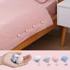 4PCS BedSheet Quilt Clip One Key To Unlock Duvet Cover Fastener Clip Anti-Slip Blanket Buckles