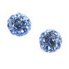 [M0931] - Blue 'Sissi' Silver Earrings (crystal)