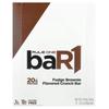 Bar1, Crunch Bar, Fudge Brownie, 12 Pieces, 60G (2.12Oz) Each