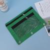 Practical Three Hole Pencil Case Pouch Portable Storage Bag Binder Pen Bag Binder Pocket  School