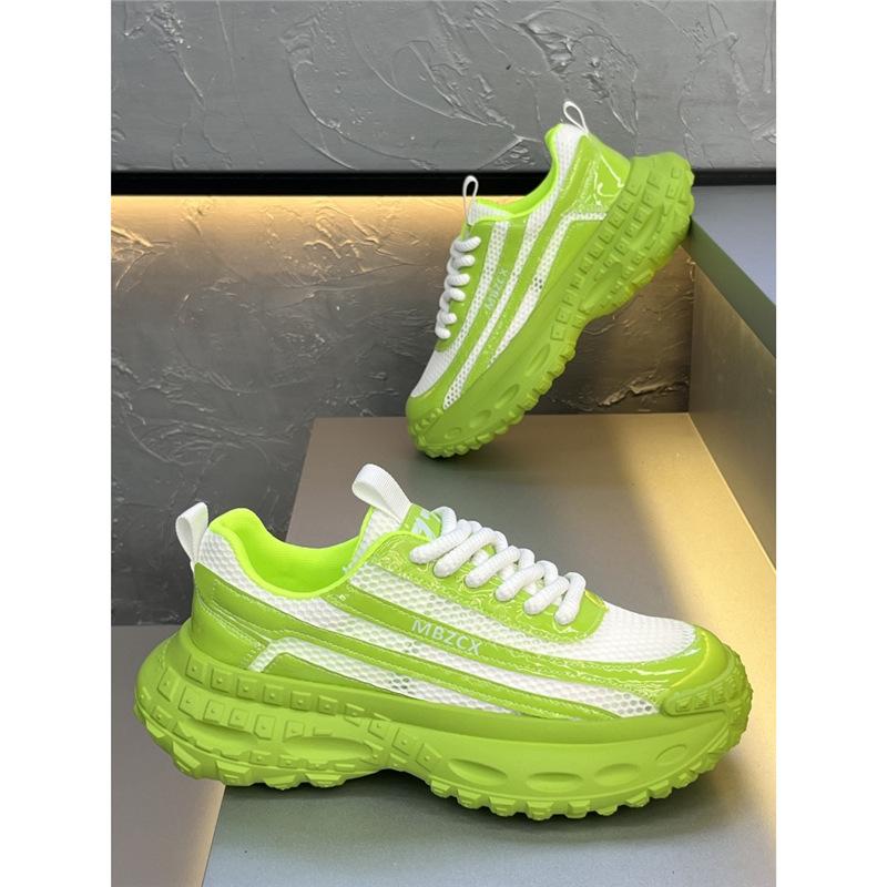 Летние новые дышащие сетчатые туфли на платформе в стиле dad shoes mbz