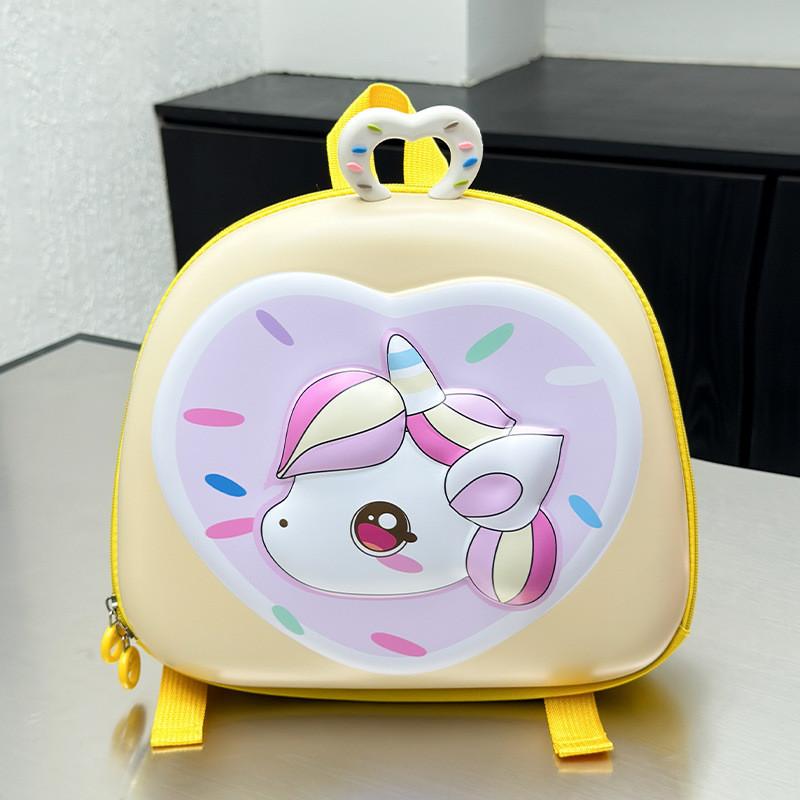 Cute Backpack Children With Unicorn Design And Polyester Lining Kindergarten For