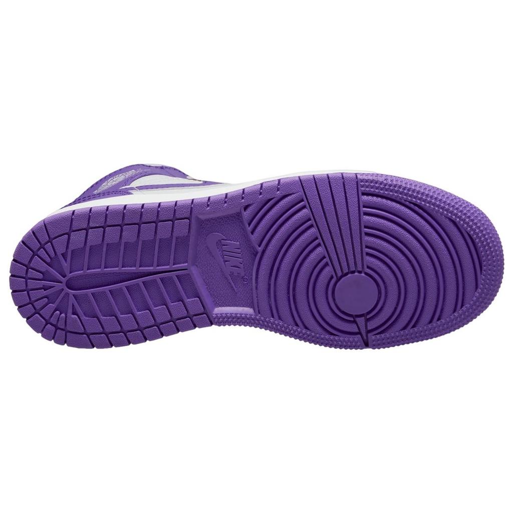 (GS) Air Jordan 1 Mid 'Purple Venom' Kids' DQ8423-511