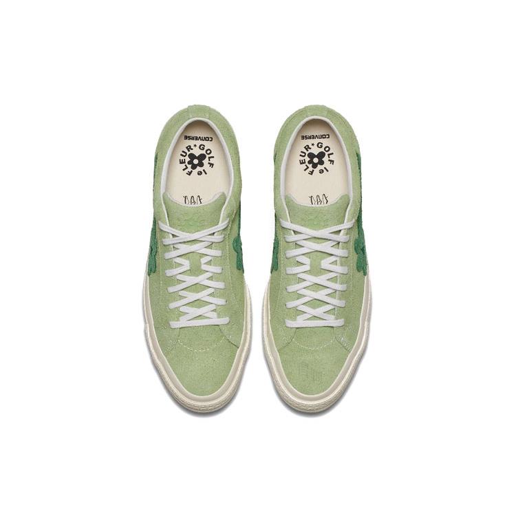 One Star Golf Le Fleur x One Star Converse Ox Jade Lime 160327C