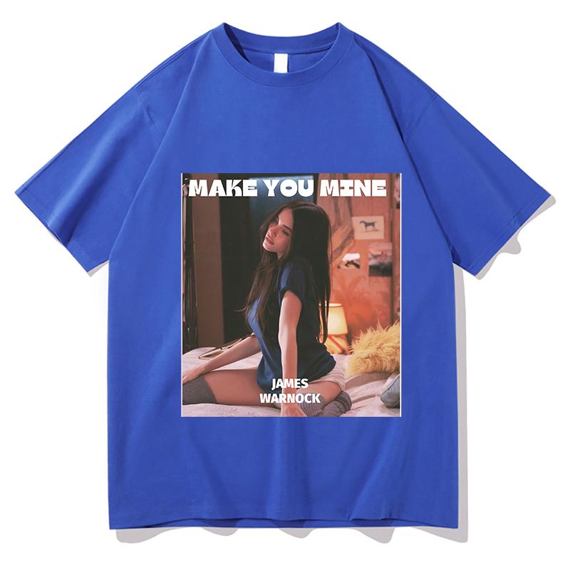 Мадисон Бир Футболка Make You Mine Модная Унисекс Классическая Одежда Эстетика Мода Графика Лето Высококачественные Топы Подарки для Фанатов