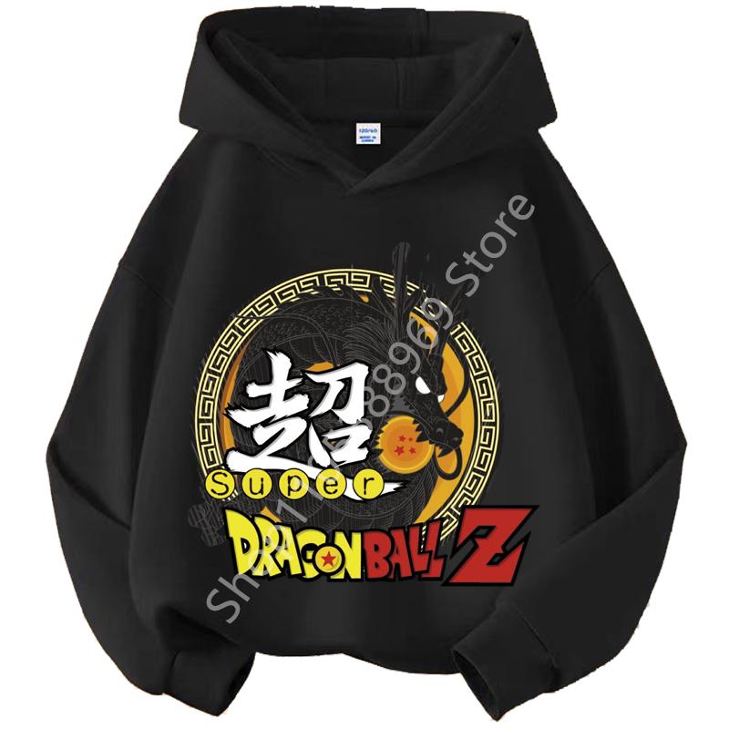 Худи для детей Dragon Ball Chibi Characters Размеры 100-160 Возраст 3-12 лет Мальчики Повседневная Спортивная Детская Толстовка