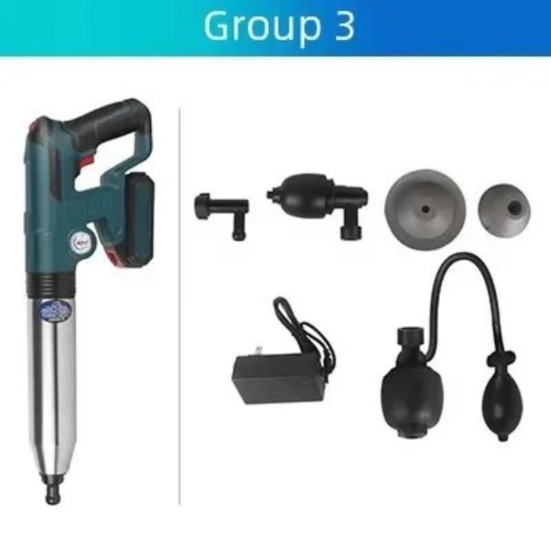 Powerful Pipe Plunger Portable Electric High-pressure Air Plunger Bathroom Shower Electric Toilet Dredge Tool