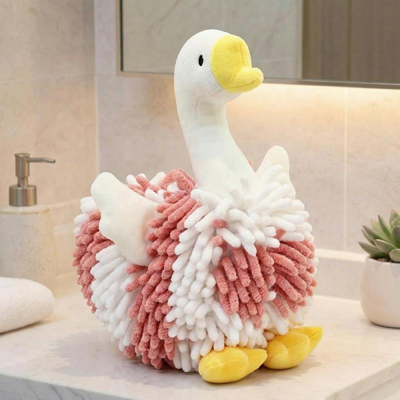 2026 New Duck Shape Towel, Super Soft Fluffy Absorbent Hand Towel for Bathroom and Kitchen