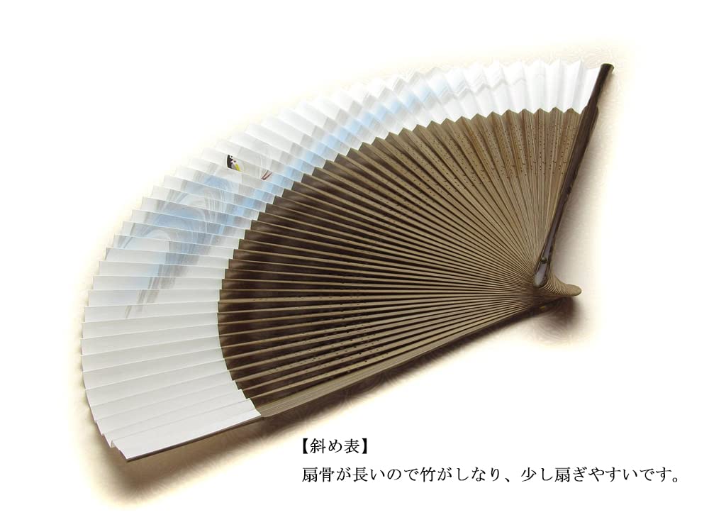 Веер Киото Веер Аю с видом на воду Сделано в Японии Веер Киото из бумаги Двусторонний веер ручной работы с японским узором для мужчин