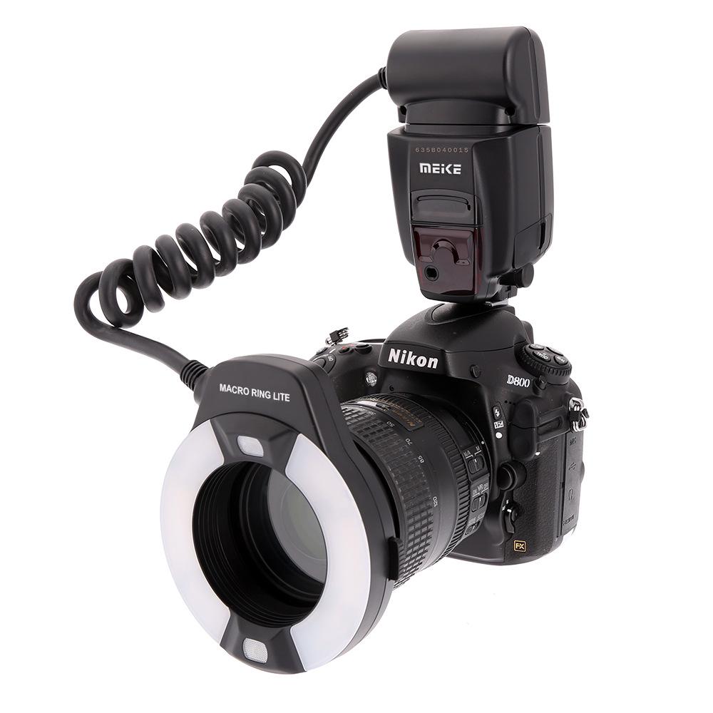 Meike MK-14EXT TTL Кольцевая макро вспышка для стоматологической и ювелирной фотографии