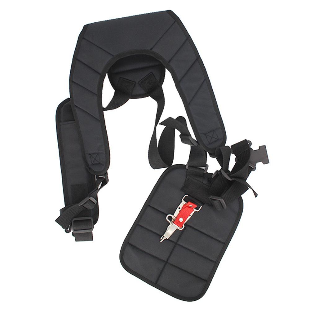 Удобный триммерный ремень с двойной плечевой лямкой для кустореза