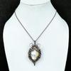 Biwa Pearl 999 Copper Wire Wrapped Pendant, Handmade Gemstone Pendant Jewelry, Gifts For Wife Brand New Pendant