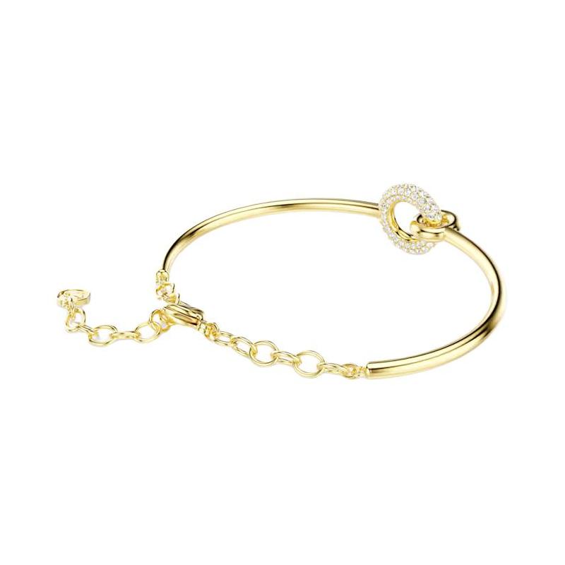 Swarovski Dextera semi-pavé design bracelet, same style for men and women, white 5743568
