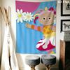 In The Night Garden Wall Tapestry Aesthetic Wall Hanging Printed Fabric Blanket Decorative Tapestries for Bedroom Living Room Home Decor