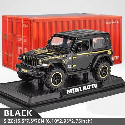 Новая игрушечная машинка Jeep Diecast Модель 1:32 масштаба металлический сплав транспортное средство подходит для детей мальчиков девочек взрослых двери открываются с подсветкой крутой коллекционный подарок