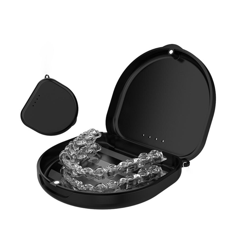 Portable Dental Retainer Case Vent Holes Teeth Retainer Container for Orthodontic Use