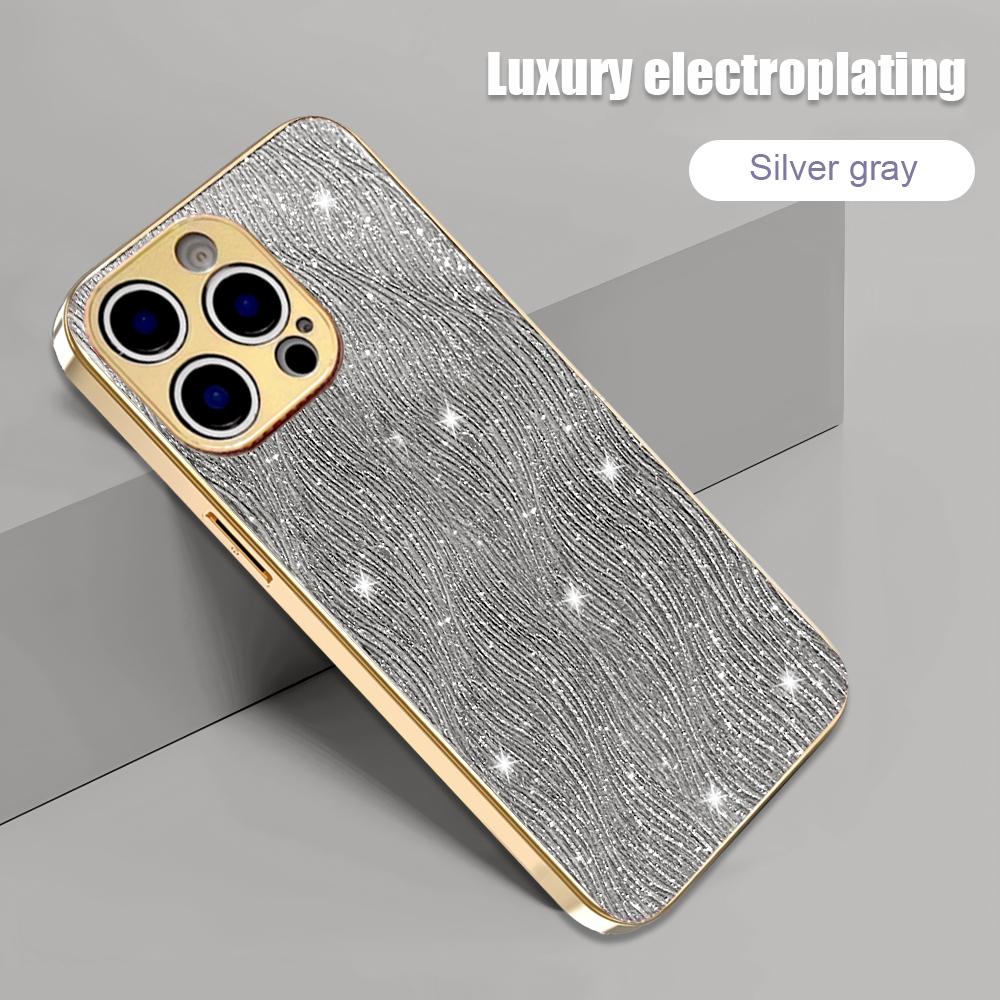 Гальванический чехол из ТПУ для телефона iPhone 16E 16 15 14 13 Pro Max 15Pro 16Pro Max 16 Plus Крышка Ударопрочные защитные чехлы для камеры