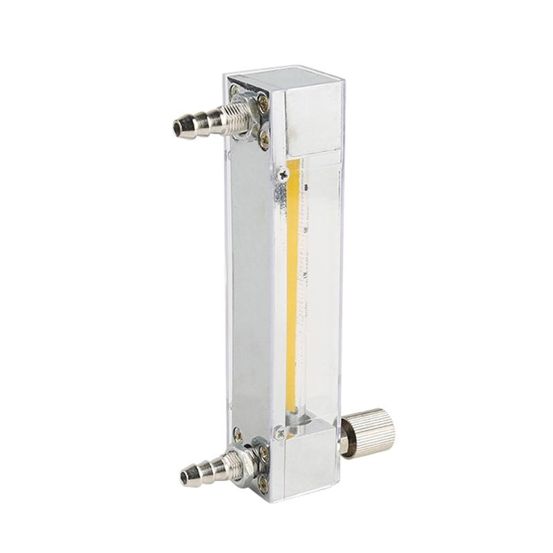 8mm Tube Glass Rotameter LZB-3WB Flow Meter Variable area flowmeter for Gas or liquid