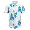 Гавайская мужская рубашка унисекс для лета, пляжа, повседневная, с короткими рукавами, на пуговицах