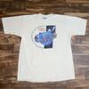 Винтажная графическая футболка Making A World Of Difference 1995 г. Размер L/XL