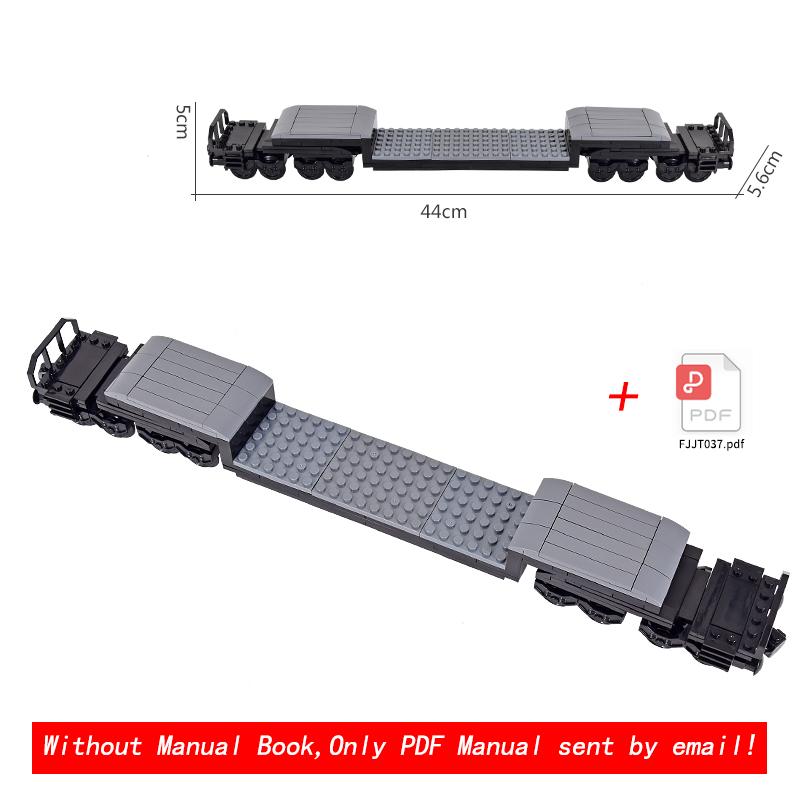 Creative Technica Ideas City Christmas Retro Sightseeing Carriage Tank Car Train Moc Railway Express Bricks Building Blocks Toys