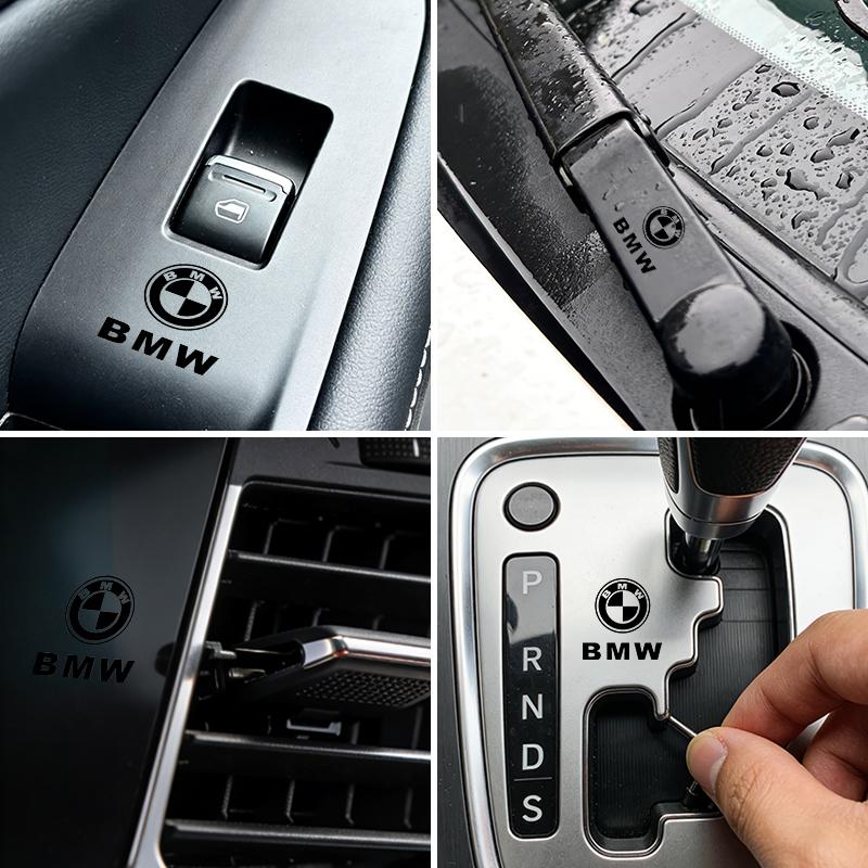 Car Logo Sticker Emblem Auto Interior Exterior Decor Universal For BMW X1 X3 E39 E46 E30 E36 E87 E60 E90 F26 G02 E70 F15 E53 G05 CS1